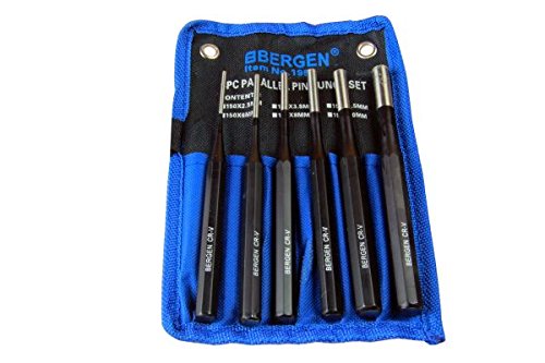 Bergen BER1951 Treibdorne, Splinttreiber, metrisch, in Tasche, 6er Set