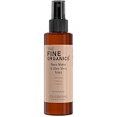 THE FINE ORGANICS G&uuml;l Suyu &amp; Aloe Vera &Ouml;zl&uuml; G&ouml;zenek Sıkılaştırıcı Ve Arındırıcı Tonik 150ml