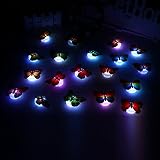 panniuzhe 12 PCS LED Leuchte, Creative Blinklicht Colorful Schmetterling Nachtlicht Aufkleber Wand Aufkleber Lampe LED Deko Night Lights zufällige - 6