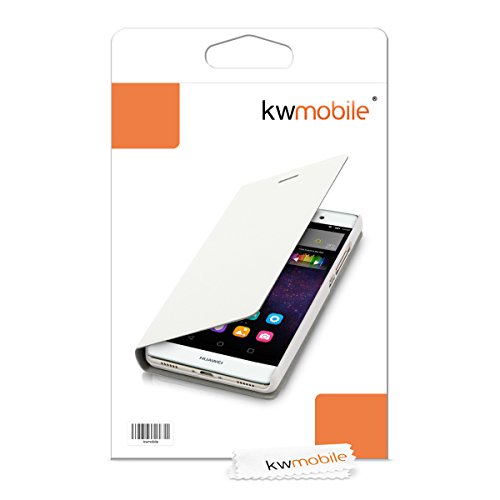 kwmobile Funda para Huawei P8 Lite 2015 - Carcasa con Tapa Tipo Libro para m vil - Case Protector en Blanco reviews kwmobile Funda para Huawei P8 Lite 2015 - Carcasa con Tapa Tipo Libro para m vil - Case Protector en Blanco