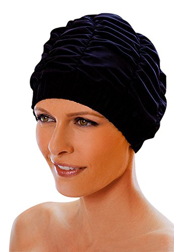 Ladies Black Shower Cap Fashy Traditional Style
