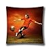 Produktbild FlowerArtC1694-Fifa World Footballer Patten Decorative Pillowcase Custom Pillow Cover Zippered Throw Pillowcase ( 18 x 18, one side)-Best Gifts for Christmas