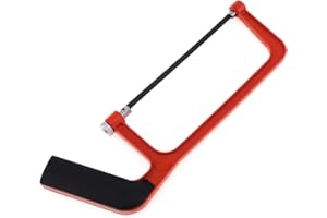 BUZZFASHION 1x Mini hacksaw, 150mm scie à métaux junior à main, pour métal plastique et bois, idéal pour le bricolage