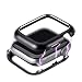 Produktbild KUMARS Apple Watch Hülle 40mm,Schutz Metall Case,Ultra Thin Magnetic Apple Watch Case,Eingebaute Metall Magnetische Adsorption,für Apple Watch Case Series4(40MM, Schwarz)