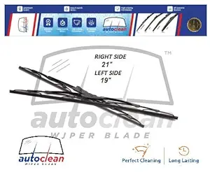 AutoClean Metal Type Wiper Blade For Maruti Suzuki Swift,Swift Dzire Old (21+19)