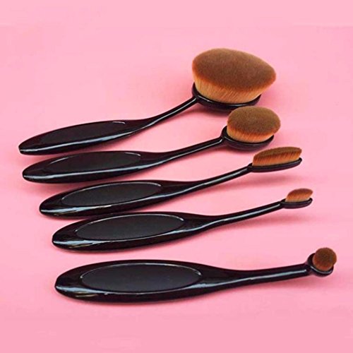 Susenstone 5PC / Set Zahnbürste Stil Augenbrauen Pinsel - 2