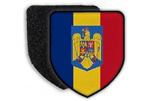 Copytec Patch Country Crest Patch Romania Coat of Arms Eagle King Bukarest Romania Mihai Tudose Country Flag #21962