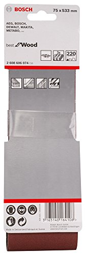 Bosch Schleifband X440 Best for Wood+Paint 75x533mm Korn 220, 3 Stk. - 2