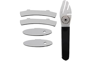 Tiamu CorreccióN Herramienta de RectificacióN de la Bici del Freno de Disco del Rotor del Freno Llave de AlineacióN con Pastillas de Disco Herramienta para la Bici del Camino de