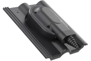 KAUFDACH ALLES FÜR DEIN DACH Solardurchführung für Nelskamp - Finkenberger, IBF- Vojens Doppelrömer (RAL 7024 - Graphitgrau)