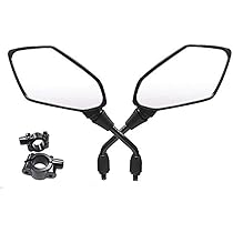 Specchietti Retrovisori Cromati Per Moto - Universali 10mm, Per Honda, Suzuki, Aprilia, Cruiser - Foto 6