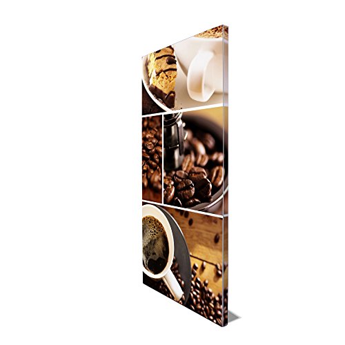 banjado – Design Magnetwand Memoboard 37x78cm Pinnwand Magnettafel mit Motiv Kaffee&Schokolade - 3