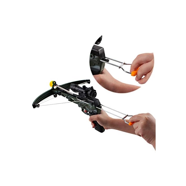 deAO Set de Tir à l’Arc avec Flèches à Ventouses et Cible Kit de Jeu Super pour Un Usage d