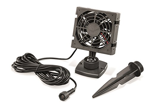 Solar Lüfterset 20W DUO Luftstrom max. 180m3 2 x Lüfter 92x92mm Solarventilator Belüftungsset Ventilator 101030 - 5