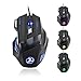 Produktbild winwintom 5500 DPI 7 Taste LED optische USB Wired Gaming Maus Mäuse für Pro Gamer