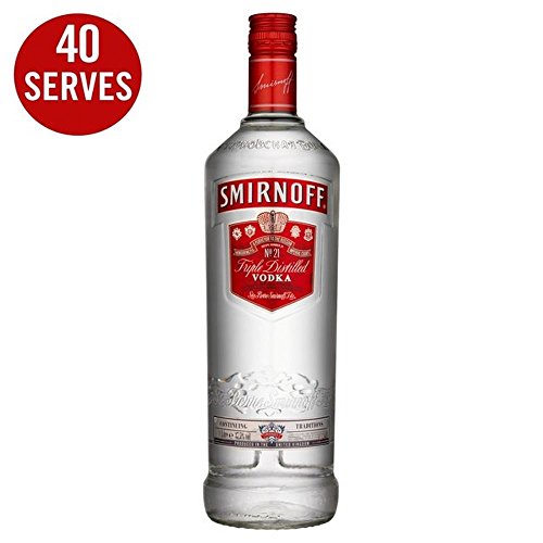 Preisvergleich Produktbild Smirnoff Red Label Vodka 1L - (Packung mit 6)