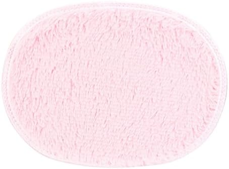Door Mats,ALISIAM Bedroom Bathroom Floor Mats--Anti-Skid Fluffy Shaggy Area Rug--Oval Fluffy Rug Home Decor 30*50cm (Pink)