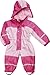 Playshoes Fleece Unisex Baby All-in-One Rain Coat Rose/ Pink 12 Months