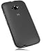 Produktbild mumbi Schutzhülle für Motorola Moto E (2. Generation) Hülle transparent schwarz (passt NICHT mit Modell 2014)