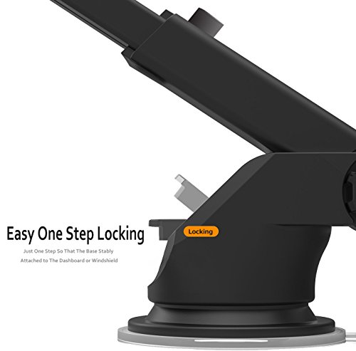 Supporto Auto Smartphone, iAmotus Porta Cellulare Universale Ventosa Fort per Cruscotto Parabrezza e per iPhone X/8/8P/7/6s/6 Samsung Galaxy/Note S8 S7 Huawei Sony e Android Smartphone GPS