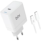 Bix BXUC65FTA 65W PD Typ-C Girişli Macbook Pro/Air Şarj Cihazı, MacBook Air/Pro 13/14/15/16 İn&ccedil; Led G&ouml;stergeli ve T&uuml;m Type-C 