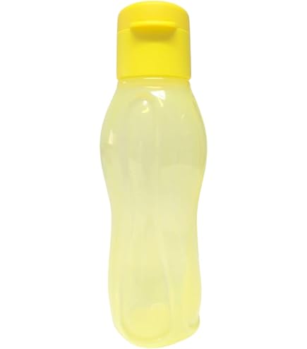 SIGNORAWARE Borraccia EcoEasy 1L - Flip Top, Giallo Turchese - BPA Free, Lavabile In Lavastoviglie - 3