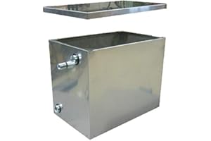 PEB VASO DI ESPANSIONE IN ACCIAIO INOX LT. 30 - CM. 41 X 26 X H.31