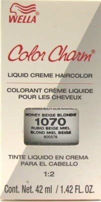 Wella Color Charm Liquid #1070 Honey Beige Blonde Haircolor