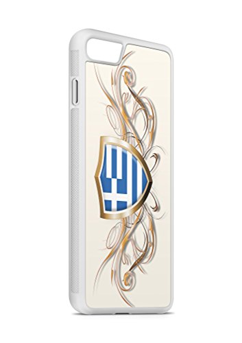 iPhone SE Griechenland Athen 6 SILIKON Flipcase Tasche Hülle Case Cover Schutz Handy WEISS