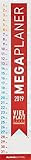 Megaplaner 2019 - Streifenkalender (14,5 x 70) - Streifenplaner 2019 - Wandplaner by