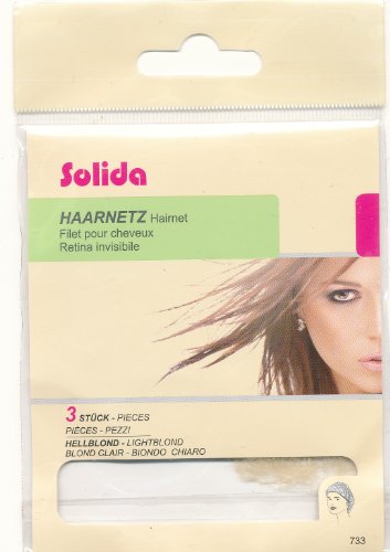 Solida Hair Net Light Blonde (Pack of 3)