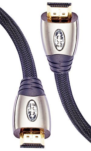 Ultra HD 4k HDMI Kabel 1.4a / 2.0 High Speed with Ethernet neues Kabel 3 fach geschirmt inkl. Stecker- und Kontaktschirmung 2160p Full HD 1080p 3D ARC CEC - 2m IBRA PLATINUM