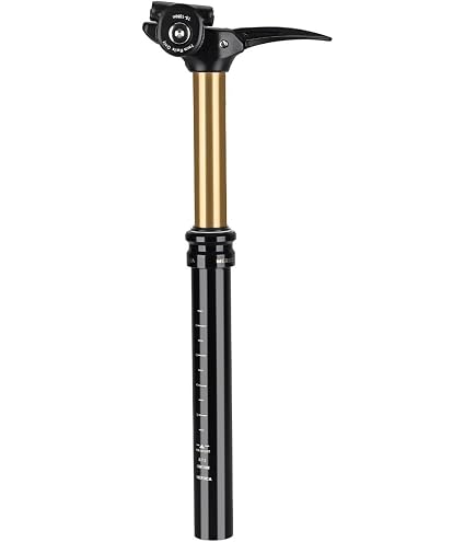 Tige De Selle Télescopique Hydraulique 31,6 Mm – Réglable 0-100 Mm, Amorti, Pour VTT Et Route