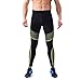 Produktbild BA Zha Hei Mann-Mode-Trainings-Gamaschen-Eignungs-Sport-Gymnastik-Laufende Yoga-Athletische Hosen Sporthose Jogging Baggy Jogginghose Slim Trainingshose Outdoorhose Herbst Sweatpants (Gelb, XL)