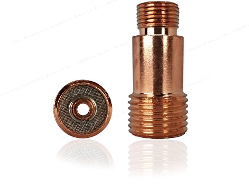 1 Stück 1,6-3,2mm Spannhülsengehäuse kurz Stubby Gaslinse SR-17/18/26 für Gaslinsen SR-9 Umbau WIG/TIG - 2
