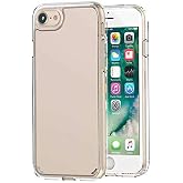 Coverzone iPhone SE 2020 İle Uyumlu Kılıf Transparan Z-Coss GlassElegance TPU Tam Koruma Arka Kapak Şeffaf Renk