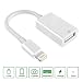 Produktbild Goosoo Lightning auf USB Camera Adapter, Lightning auf USB OTG Kabel Stecker 8 Pin auf USB Buchse Adapter für Apple iPhone und iPad. Lightning OTG Adapter Kabel
