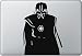 Produktbild Darth Vader Aufkleber Macbook Air Pro Sticker Decal Apple Star Wars (Schwarz)