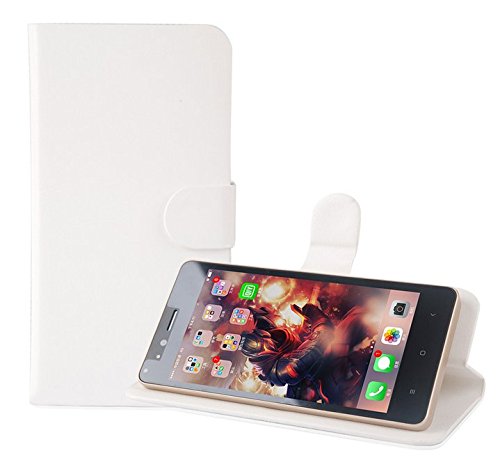 PREVOA Flip PU Funda Case Protictive para Gretel A7 Smartphone - BLANCO- reviews PREVOA Flip PU Funda Case Protictive para Gretel A7 Smartphone - BLANCO-