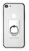 Produktbild MyGadget Fingerhalterung für Smartphone - Aluminium Fingerring für Einhandbedienung Fingerhalter Halterung für u.a. iPhone , Samsung Galaxy (Weiss)