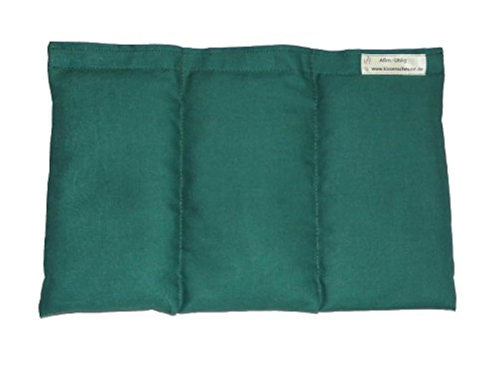 Körnerkissen Dinkel 30er dunkelgrün Wärmekissen Dinkelkissen