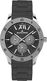 Jacques Lemans Unisex-Uhr Analog Quarz mit Silikonarmband – 1-1691A