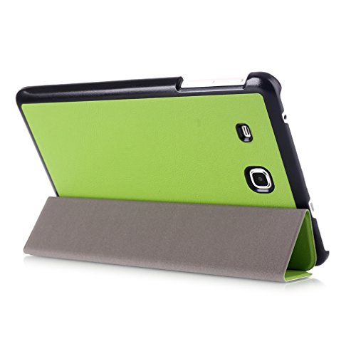 Samsung Galaxy Tab A 7.0 hülle,PU Leder Tasche Flip Cover Case Schutzhülle Schale Skin für Samsung Galaxy Tab A (2016) 17,8 cm (7 Zoll) SM-T280 Hülle Ledertasche (Grün) - 5