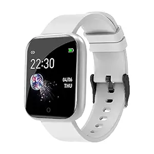 Rambot (SPECIAL WITH 12 YEARS WARRANTY) Waterproof Smart Watch JB20 for Men/Women/Boys/Girls and All Age Group Features Like Daily Activity Tracker, Heart Rate Sensor, Sleep Monitor and Basic Functionality-WHITE