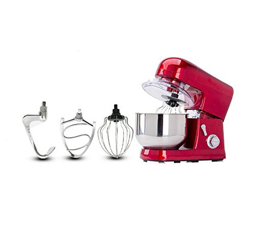 Vinmax Stand Food Mixer 1200W 6-speed Kitchen Electric Mixer Machine 5L Bow (Red) (RED)