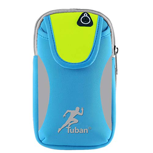 Preisvergleich Produktbild Sakuldes Neue Handy-Armtasche, Sport-Armtasche, Außenhandgelenkstasche, Armtasche Geburtstagsgeschenk, Urlaub. (Color : Blue Green)