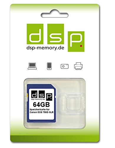 DSP Memory Z-4051557430563 64GB Speicherkarte für Canon EOS 750D SLR - 2