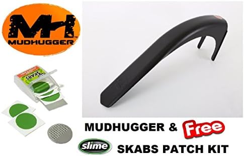Roaduserdirect Cycle Packs MUDHUGGER Mudguard - Rear Mountain Bike27.5 650b 29" 29r & Slime Skab Patch Kit