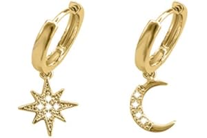 BONNYBIRD® Lot Boucles d'Oreilles Femmes Acier Inoxydable Qualité Supérieure - Clous d'Oreilles en Argent, Or et Or Rose, 100% Résistance à l'eau & Tolérance Cutanée