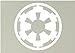 Price comparison product image Star Wars Inspired - Galactic Empire - Car Van Truck Window Glass Macbook Laptop Decal Sticker (10cm x 10cm) - White #Pro Cut Graphics